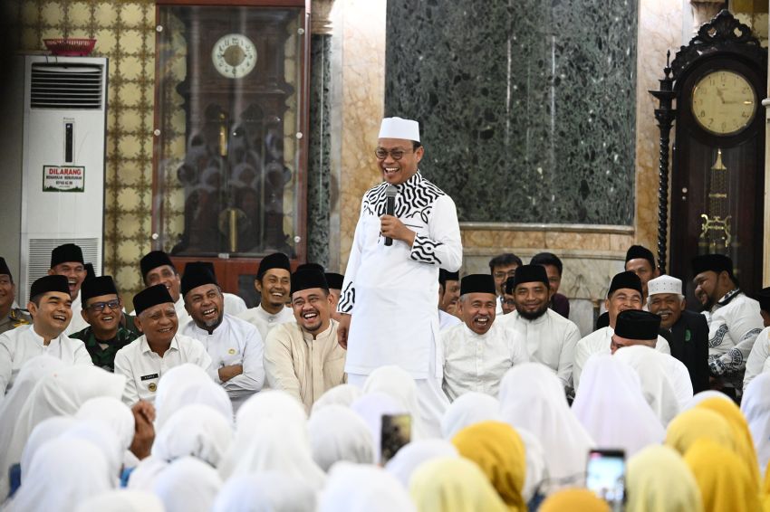 Di Tengah Ancaman Bencana dan Narkoba, Bobby Nasution Ajak Warga Sumut Perbanyak Doa dan Perkuat Iman