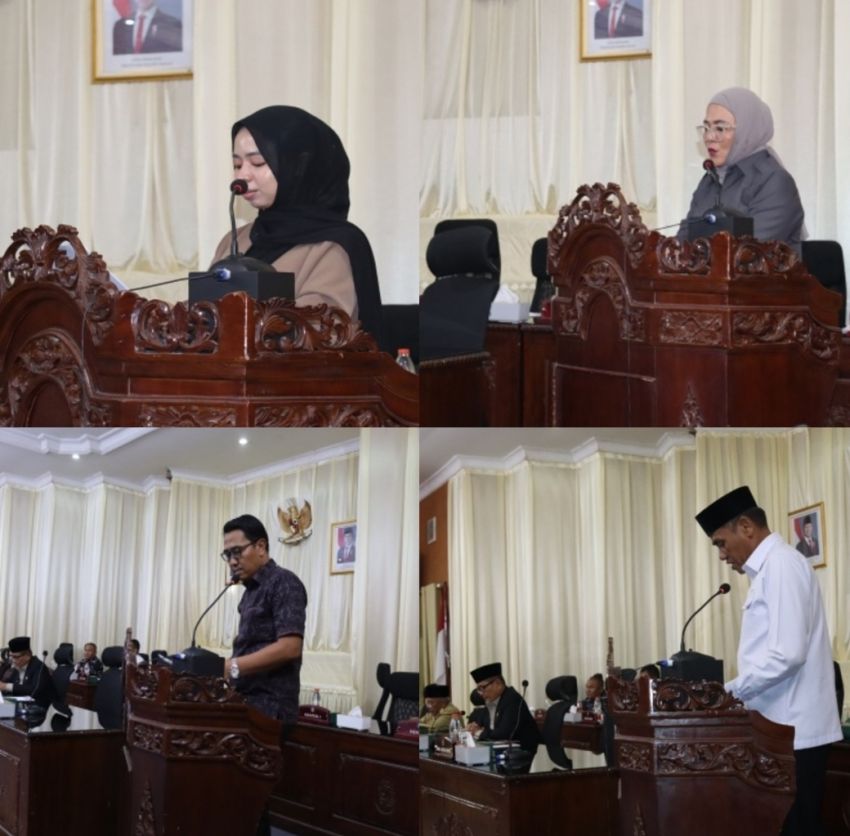 DPRD Batu Bara Gelar Rapat Paripurna, Seluruh Fraksi Sampaikan Pandangan Umum Ranperda Perseroda Batra Berjaya