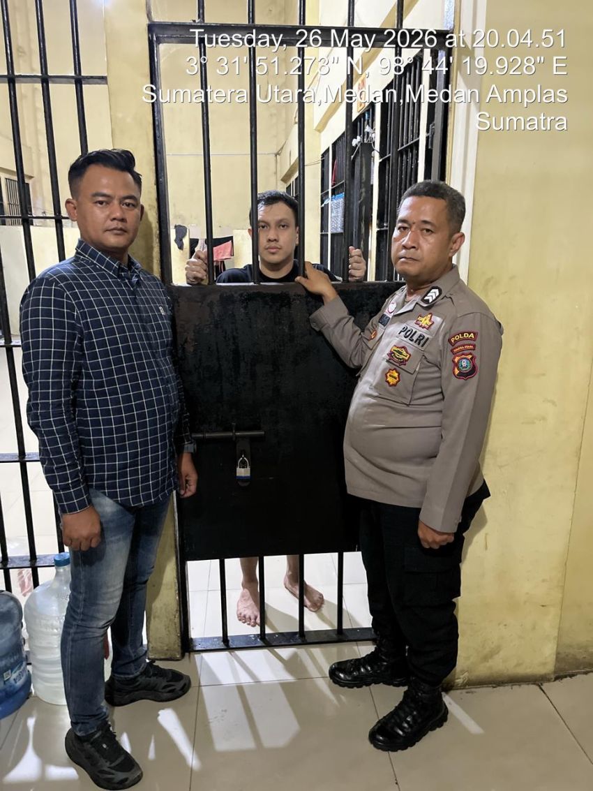Polda Sumut Bantah Tersangka OTT Kominfo Tebingtinggi Jadi Tahanan Kota