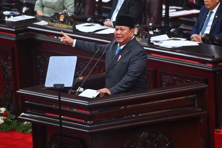 Di DPR, Prabowo Tegaskan Arah Pemerintah Pakai Ekonomi Pancasila