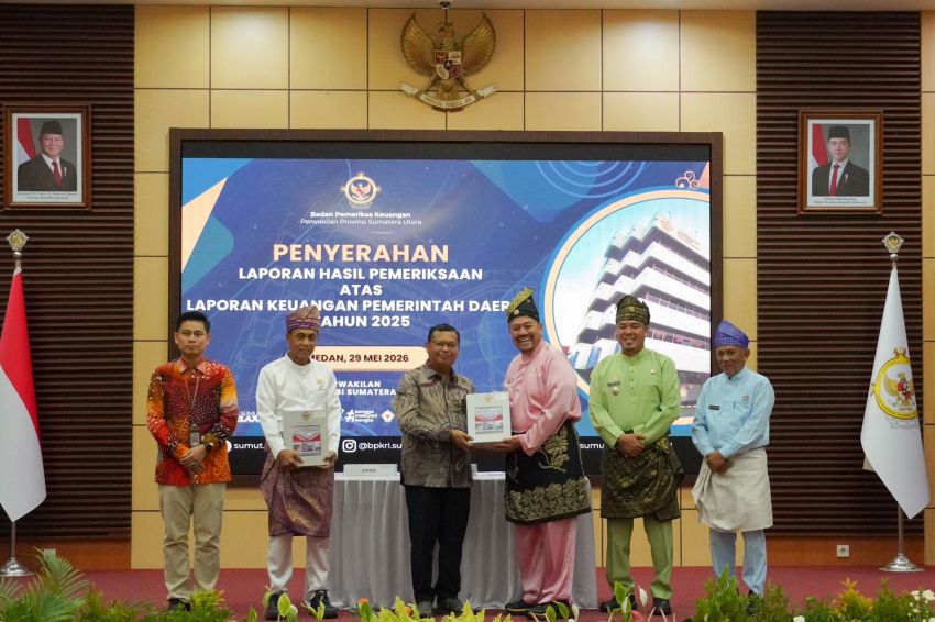 Bupati Batu Bara Terima LHP dari BPK RI, Pemkab Batu Bara Raih Opini WTP