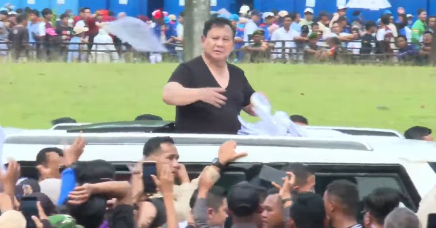 Di Hadapan Ribuan Buruh, Prabowo Curhat 4 Kali Kalah Pilpres: Tapi Buruh, Petani, dan Nelayan Selalu Bersama Saya!