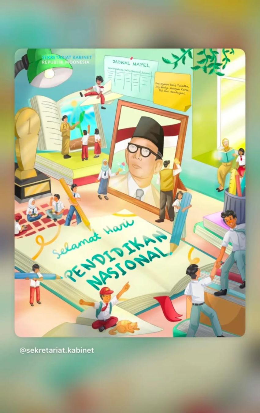 Seskab Teddy Ajak Generasi Muda Asah Potensi di Hardiknas 2026, Dorong Semangat Belajar untuk Indonesia Maju