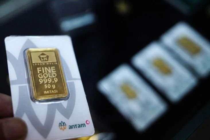 Harga Emas Antam Turun Rp50 Ribu, Kini Rp2,769 Juta per Gram