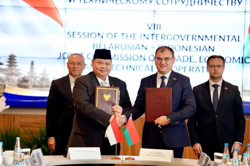 Airlangga Bertemu Belarus, Indonesia Bidik Pasar Eurasia Lewat EAEU FTA