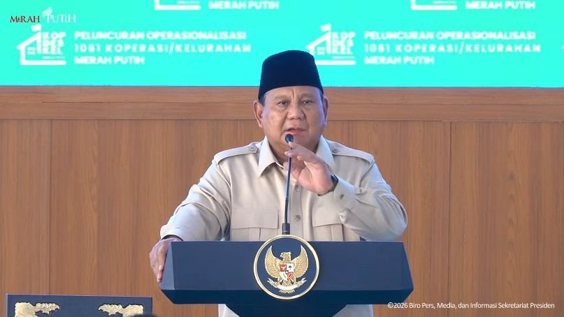 Prabowo Ungkap Makna di Balik Angka 1.061 Kopdes Merah Putih