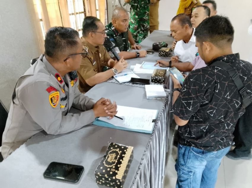 Camat Medan Polonia Turun Tangan, Sengketa Akses Jalan Pekong Dimediasi