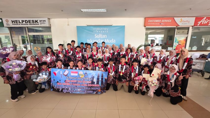SMAN 7 Banda Aceh Borong 5 Emas di WYIE 2026 Kuala Lumpur, Raih Special Award