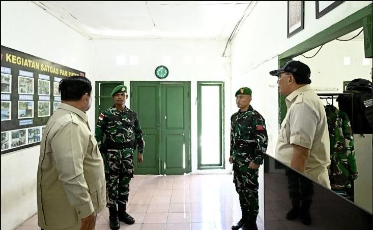 Tanpa Agenda Resmi, Prabowo Mendadak Singgah ke Pos TNI di Miangas dan Sapa Prajurit Perbatasan