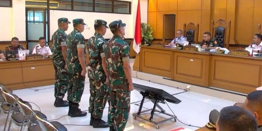 Empat Anggota BAIS Terdakwa Penyiram Air Keras Aktivis KontraS Andrie Yunus Dinilai Masih Layak Jadi Prajurit TNI