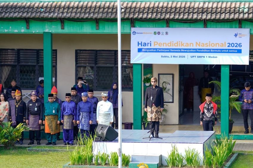 Hardiknas 2026, Rico Waas: Tak Boleh Ada Anak Putus Sekolah di Medan