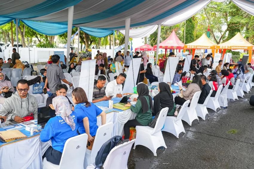 Ribuan Pencari Kerja Serbu Job Fair Deli Serdang, 2.264 Pelamar Bersaing Rebut 600 Lowongan