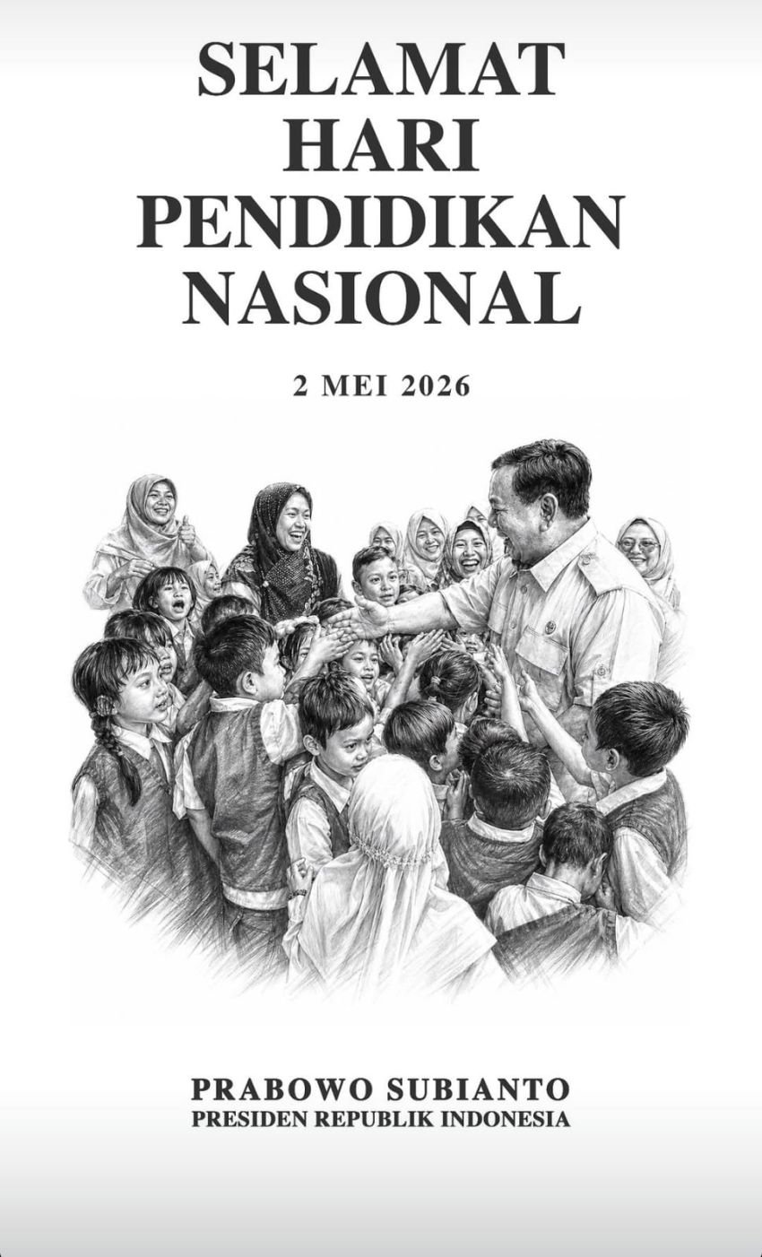 Prabowo Ucapkan Hardiknas 2026 Lewat Instagram, Sketsa Interaksi dengan Siswa Jadi Sorotan
