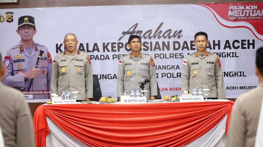Kapolda Aceh Apresiasi Polres Singkil, Tekankan Jaga Citra dan Kepercayaan Publik Polri