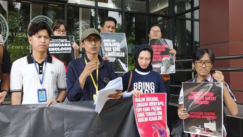 Korban Bencana Ekologis Sumatera Gugat Pemerintah ke PTUN, Tuntut Status Bencana Nasional dan Pemulihan Total