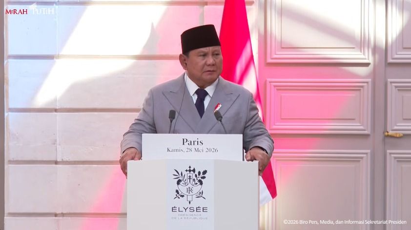 Bertemu Macron di Paris, Prabowo Tekankan Stabilitas Timur Tengah dan Dukungan untuk Palestina