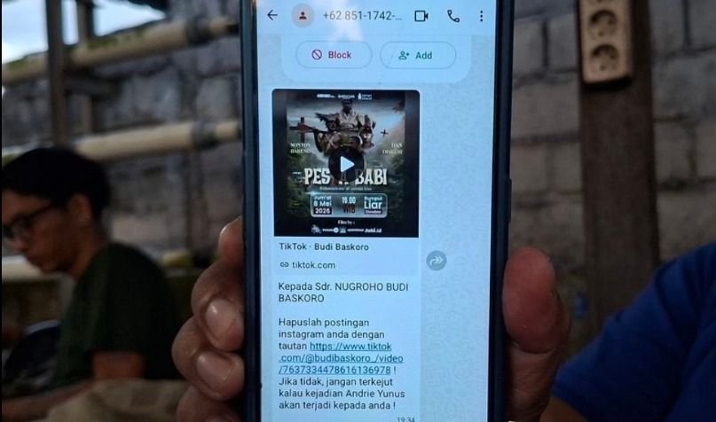 Usai Unggah Nobar Pesta Babi, Jurnalis di Kalteng Diancam Disiram Air Keras