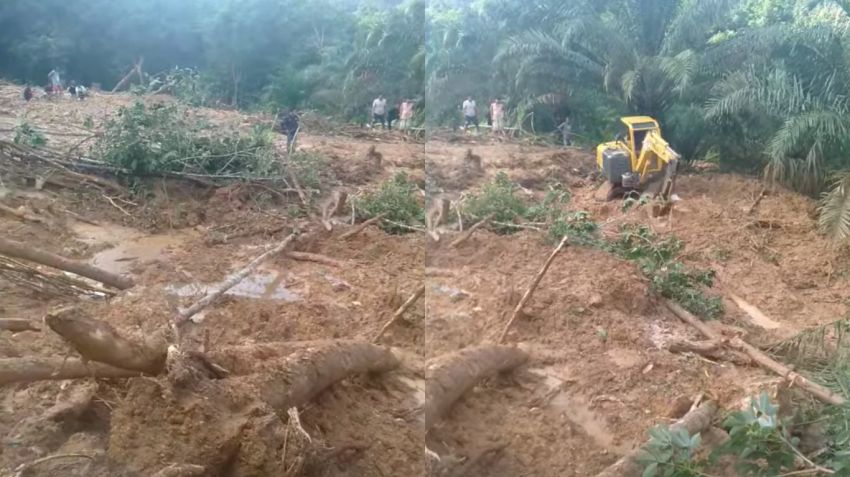 Hujan Deras Picu Longsor di Batangtoru, Ibu dan Anak Diduga Tertimbun Material Tanah