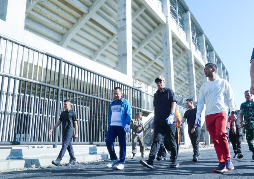 Rico Waas, Kapolrestabes dan Dandim Kompak Gotong Royong di Stadion Teladan Sambut AFF U-19 2026