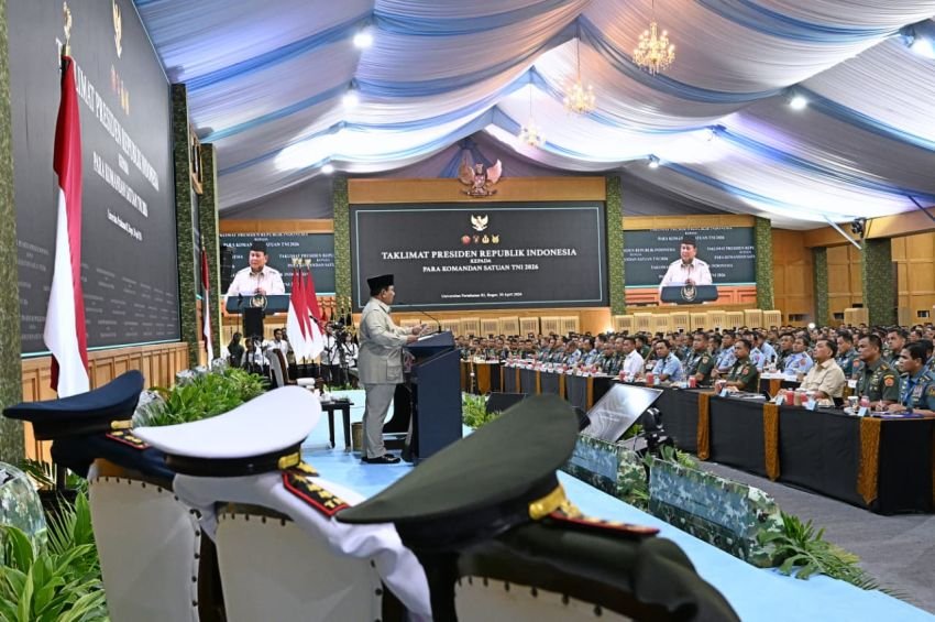 Seskab Ungkap Isi Taklimat Prabowo di Apel Dansat TNI 2026, Tekankan Peran Komandan sebagai Garda Terdepan
