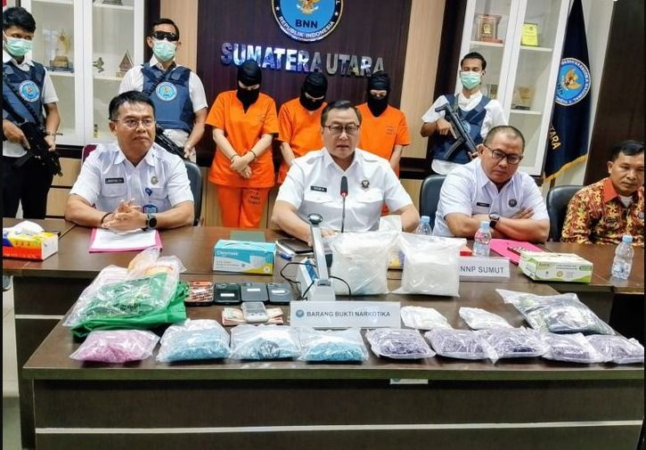 Pasutri Bandar N**** di Medan Ditangkap, 2 Kg S*** Disita