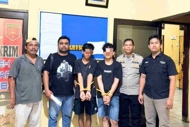 Dua Pemuda Pelaku Curat di Siantar Ditangkap, Uang Hasil Kejahatan Dipakai Beli Sabu