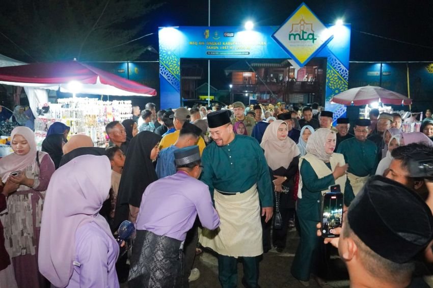 Ribuan Warga Padati Penutupan MTQ XIX Batu Bara, Datuk Lima Puluh Raih Juara Umum