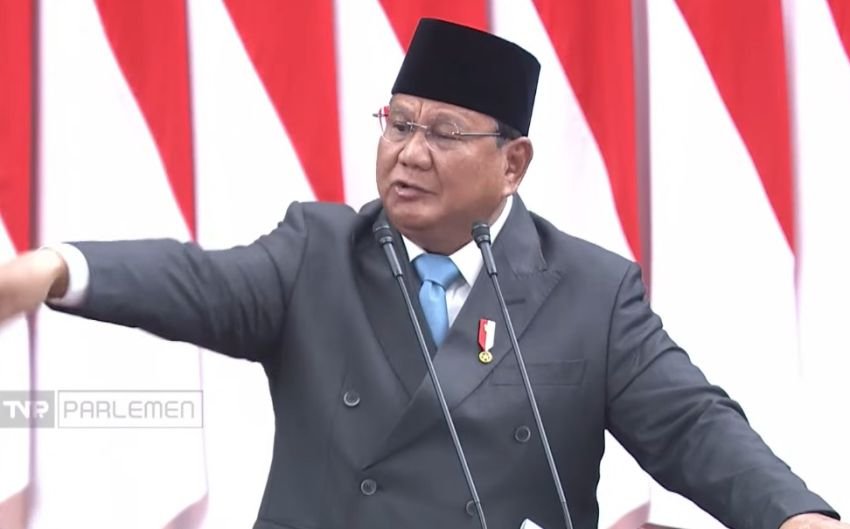 Prabowo: Terima Kasih PDIP Sudah Berada di Luar Pemerintah