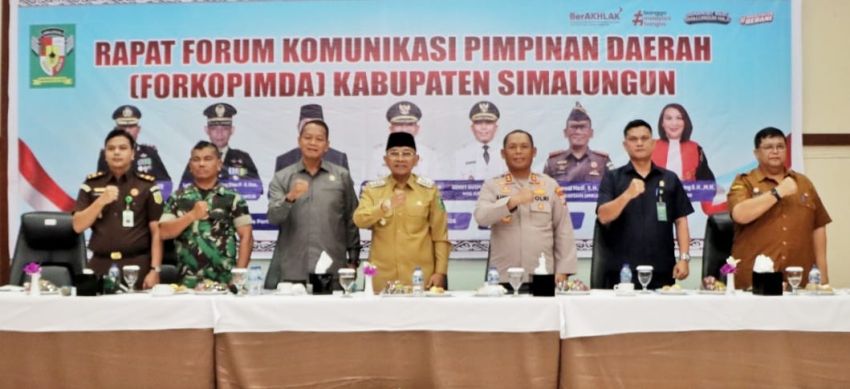 Bupati Simalungun Ajak Forkopimda Perkuat Sinergi Jaga Kamtibmas: Kunci Sukses Pembangunan Daerah