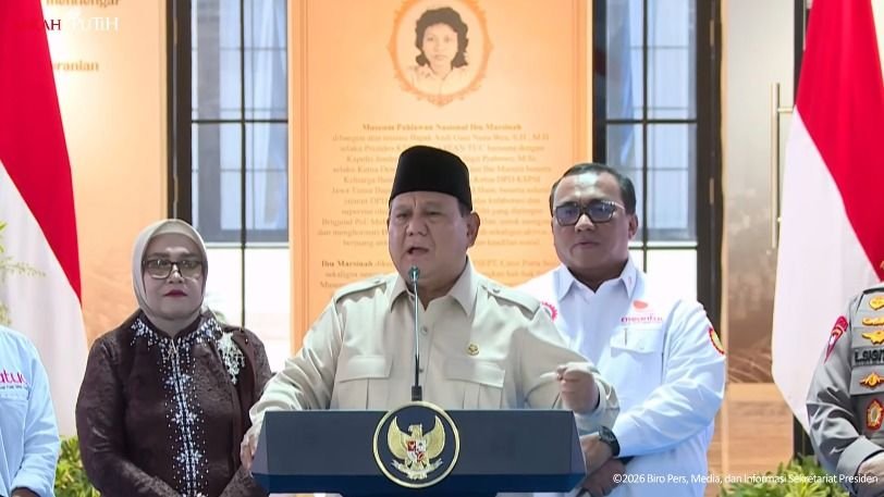 Prabowo Guyon ke Jumhur: Dulu Dipenjara, Sekarang Jadi Menteri
