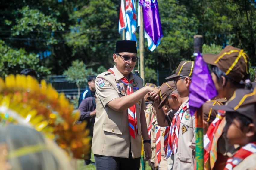 Buka Jambore Cabang Kota Medan 2026, Rico Waas Tekankan Pembentukan Karakter Generasi Muda