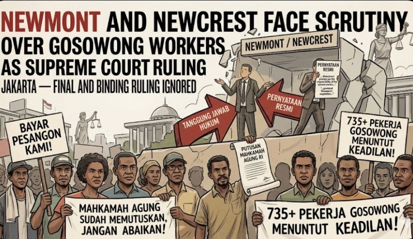 Newmont and Newcrest Face Scrutiny Over Gosowong Workers as Supreme Court Ruling Goes Unenforced