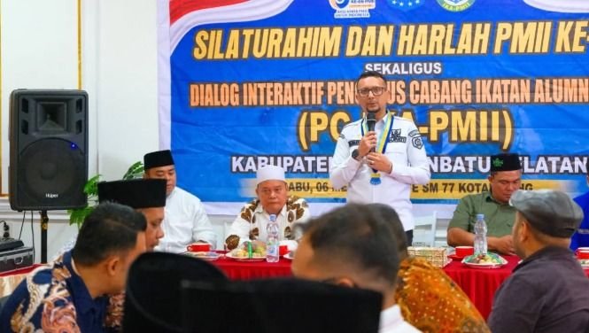 Bupati Fery Ajak PMII Jadi Mitra Strategis Pembangunan Labusel: Wadah Lahirnya Pemimpin Masa Depan