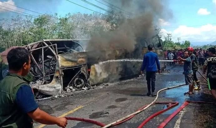 Luka Bakar 90 Persen Tak Tertolong, Korban Kecelakaan Bus ALS Bertambah Jadi 19 Orang