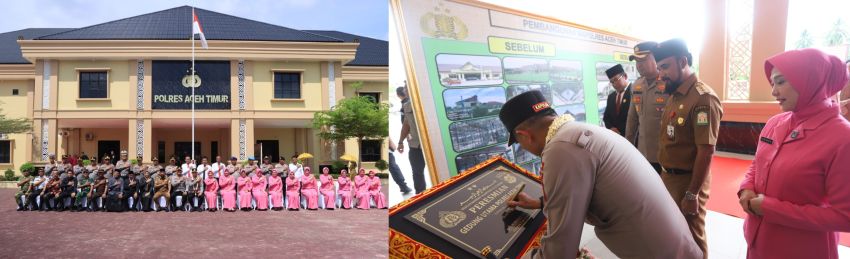 Kapolda Aceh Resmikan Gedung Utama Polres Aceh Timur, Dorong Layanan Publik