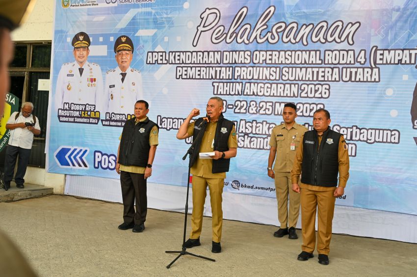 Pemprov Sumut Periksa Kendaraan Dinas, yang Nunggak Pajak Terancam Ditahan