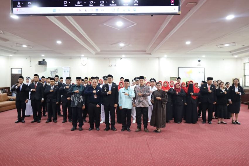 Wakil Wali Kota Tanjungbalai Lantik 54 Pejabat Administrator dan Pengawas di Lingkungan Pemko Tanjungbalai