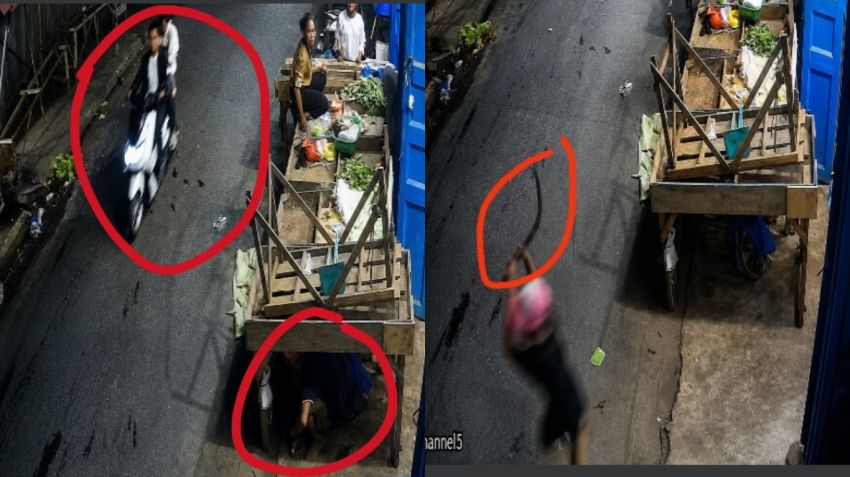 Rekaman CCTV Ungkap Aksi Brutal Pemuda Bersajam di Tanjung Tiram, Warga Resah