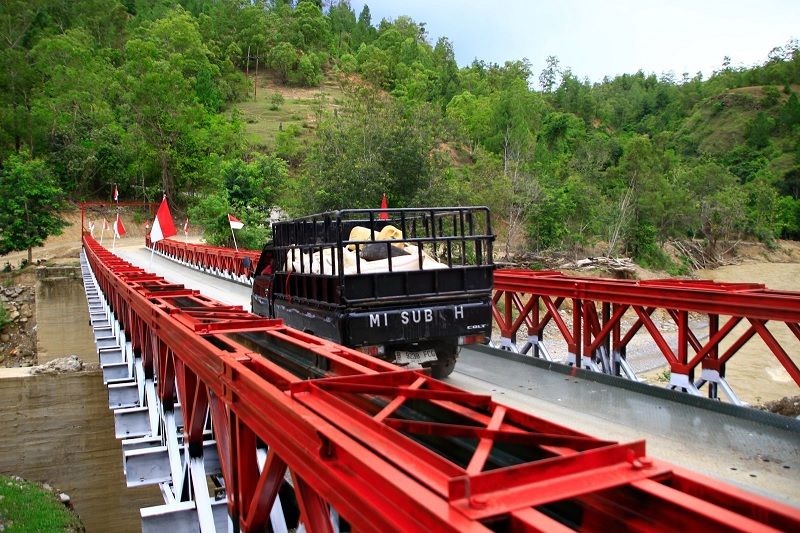 Jembatan Bailey di Aceh Tengah Kembali Buka Akses 5 Desa yang Sempat Terisolasi, Pulihkan Mobilitas Warga