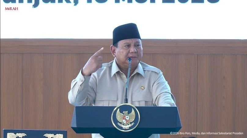 Rupiah Tembus Rp17.500, Prabowo Lontarkan Candaan soal &ldquo;Senyum Purbaya&rdquo;