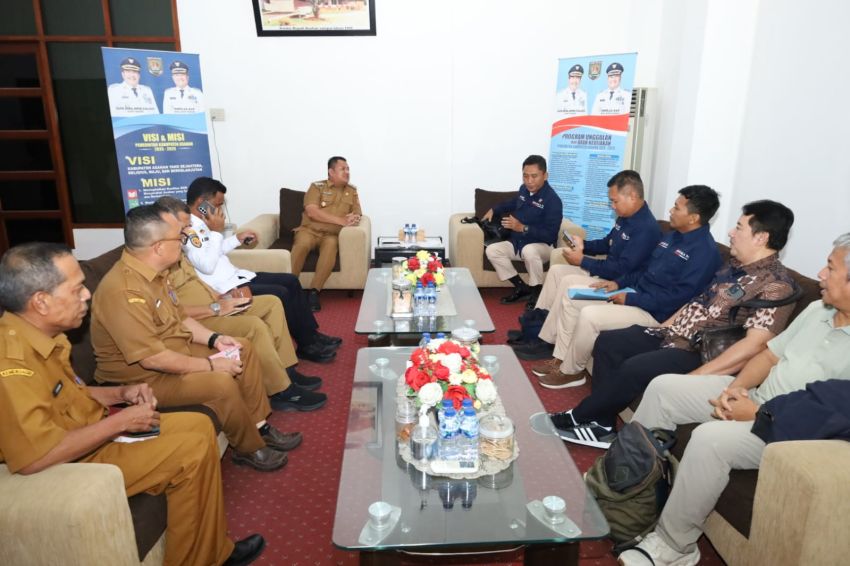 Wakil Bupati Asahan Sambut Kunjungan Bakamla RI, Bahas Pembangunan Pos Pengamanan Perairan di Silau Laut