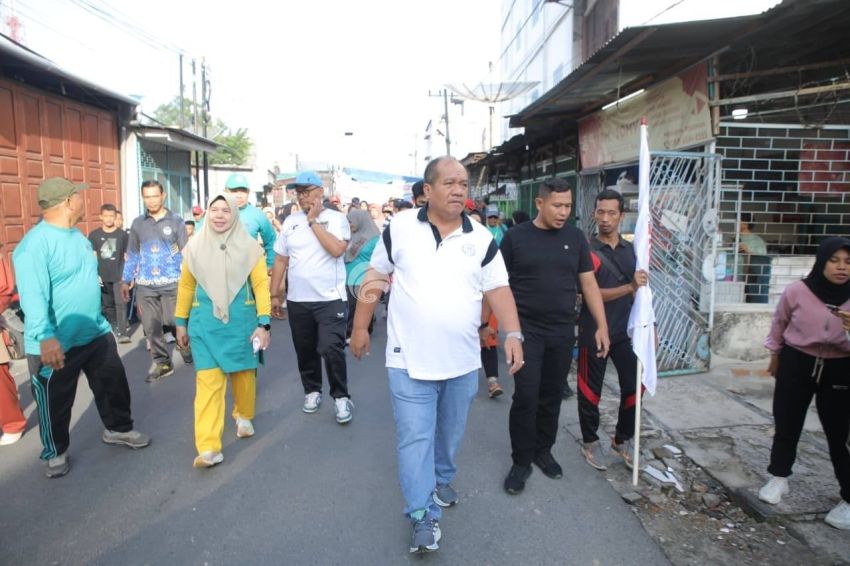 Bupati Asahan Lepas Gerak Jalan Santai May Day 2026, Tekankan Solidaritas Pekerja