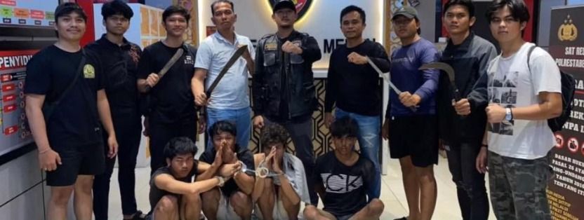 Polisi Ringkus 4 Pelaku Begal di Tembung, Dua di Antaranya Masih di Bawah Umur