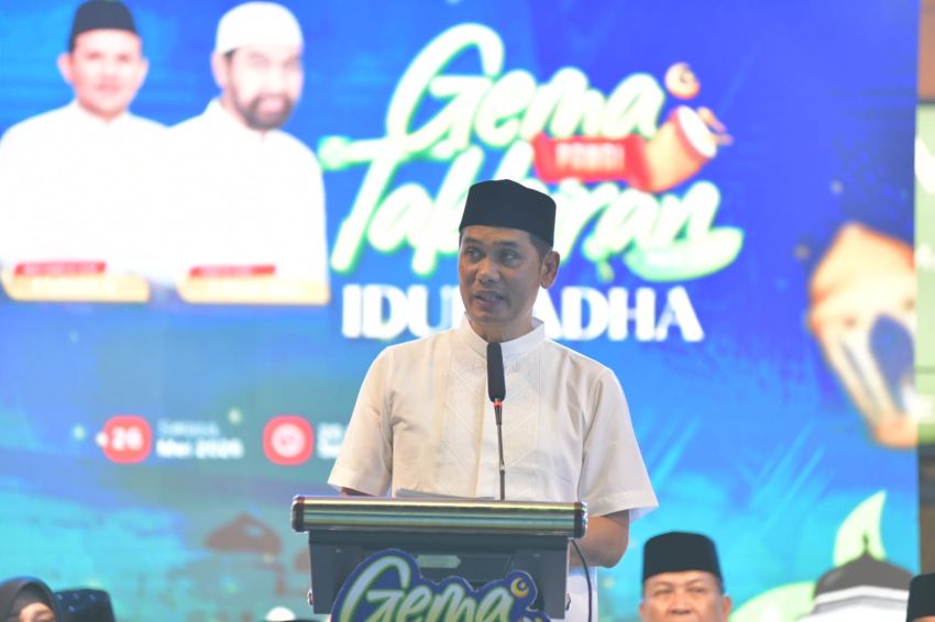 Meriah! Sekda Aceh Lepas Pawai Takbir Keliling Idul Adha 1447 H di Banda Aceh