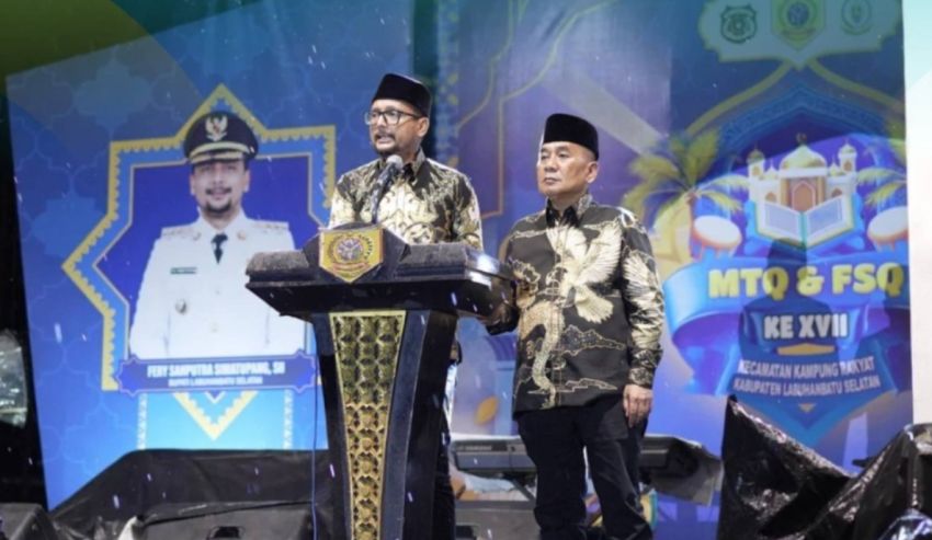Bupati Labuhanbatu Selatan Buka MTQ dan FSQ ke-XVII 2026, Tekankan Penguatan Nilai Al-Qur&rsquo;an dan Akhlak