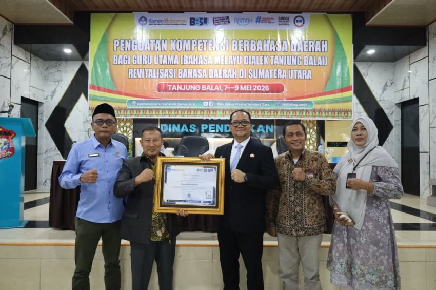 Pemko Tanjungbalai Raih Penghargaan BBPSU, Sukses Revitalisasi Bahasa Melayu Dialek Tanjungbalai