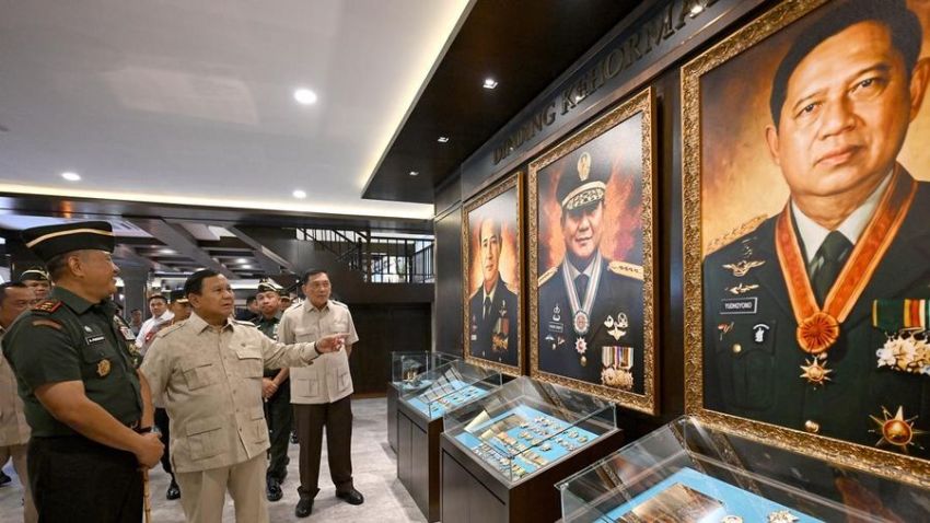 Prabowo Resmikan Museum dan Perpustakaan Seskoad di Bandung, Tempat Lahirnya 3 Presiden RI