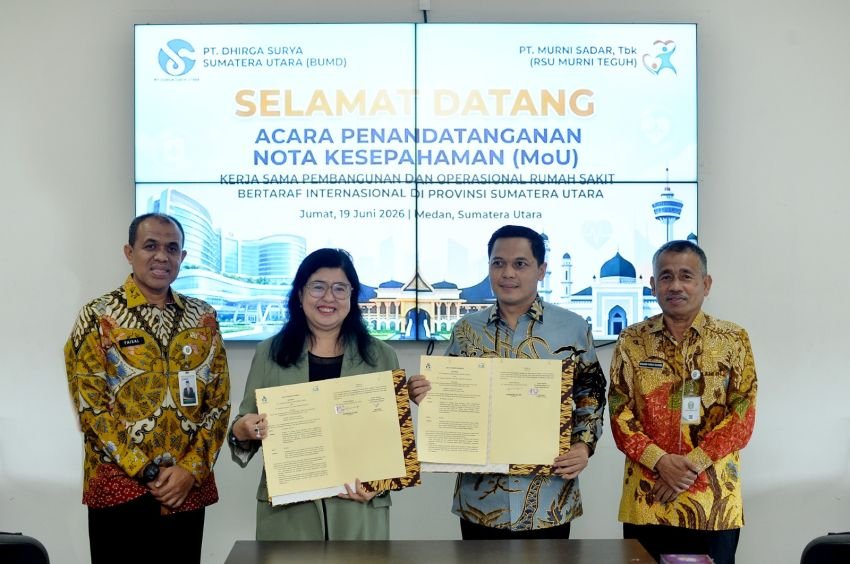 Sumut Mau Punya RS Internasional, Kerja Sama Dhirga Surya&ndash;Murni Teguh Resmi Dimulai