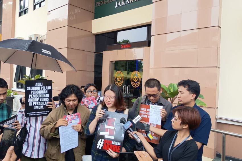 TAUD Desak Penghentian Sidang Kasus Andrie Yunus di Pengadilan Militer Jakarta