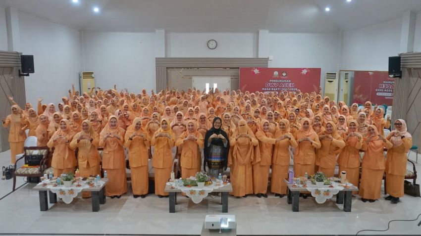 Perkuat Solidaritas Organisasi, Ketua DWP Aceh Dorong Peningkatan Kapasitas SDM Anggota